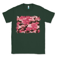 Sports Green pink camouflage background Classic Tee - BarkalooDesign