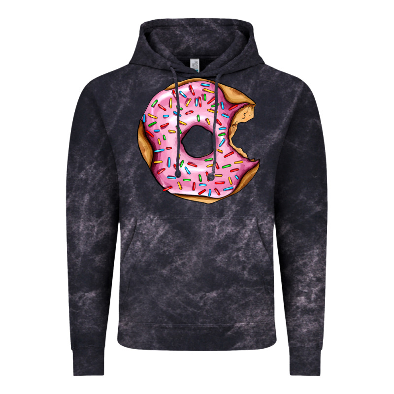 Pink Strawberry Donut Vintage Hoodie by AdoDesignShop | Teevron
