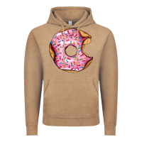 Vintage Coffee pink strawberry donut Vintage Hoodie - AdoDesignShop