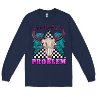 Navy somebodys problem Long Sleeve Tee - texasbilliewilder