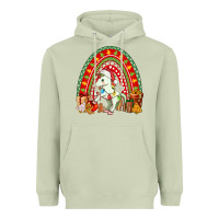 Matcha Christmas Unicorn Rainbow Heavyweight Hoodie - FaDigitalArtStudio