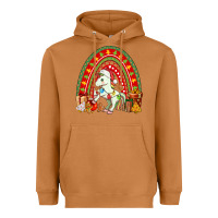 Meerkat Christmas Unicorn Rainbow Heavyweight Hoodie - FaDigitalArtStudio