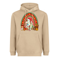 Mushroom Christmas Unicorn Rainbow Heavyweight Hoodie - FaDigitalArtStudio