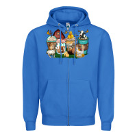 True Royal farm animals coffee cups Zipper Hoodie - Zillion Design Studio