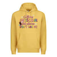 Antique Gold call me antisocial but please don't call me Premium Hoodie - MaliasSmallBusiness