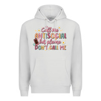 Dove Grey call me antisocial but please don't call me Premium Hoodie - MaliasSmallBusiness