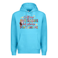Ocean Blue call me antisocial but please don't call me Premium Hoodie - MaliasSmallBusiness