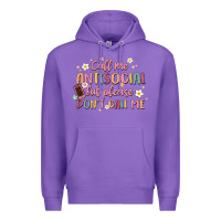 Purple call me antisocial but please don't call me Premium Hoodie - MaliasSmallBusiness