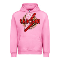 Fuchsia Pink teacher lightning bolt valentines day Urban Hoodie - MaliasSmallBusiness