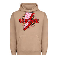 Pigment Burro teacher lightning bolt valentines day Urban Hoodie - MaliasSmallBusiness