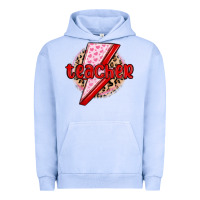 Pigment Grape Ice teacher lightning bolt valentines day Urban Hoodie - MaliasSmallBusiness