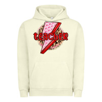 Pigment Pistachio teacher lightning bolt valentines day Urban Hoodie - MaliasSmallBusiness