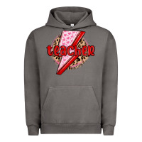 Pigment Tornado teacher lightning bolt valentines day Urban Hoodie - MaliasSmallBusiness