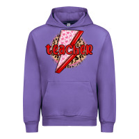 Tulip teacher lightning bolt valentines day Urban Hoodie - MaliasSmallBusiness