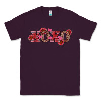 Plum valentine's day xoxo sunflower heart Classic Tee - RanaPortraitStore