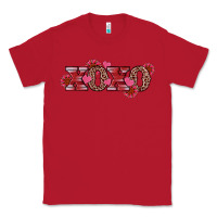 Red valentine's day xoxo sunflower heart Classic Tee - RanaPortraitStore