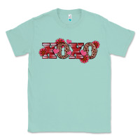Seafoam valentine's day xoxo sunflower heart Classic Tee - RanaPortraitStore