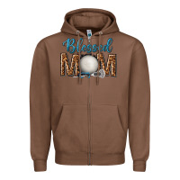 Chestnut western blessed mom with lacrosse Zipper Hoodie - texasbilliewilder