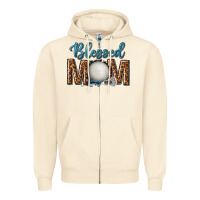 Sandshell western blessed mom with lacrosse Zipper Hoodie - texasbilliewilder