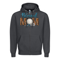 Smoke western blessed mom with lacrosse Zipper Hoodie - texasbilliewilder