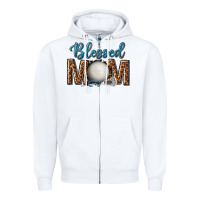 White western blessed mom with lacrosse Zipper Hoodie - texasbilliewilder