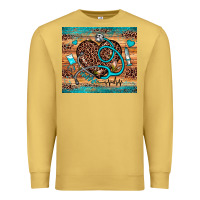 Antique Gold nurse leopard heart Premium Sweatshirt - JahusDesignShop