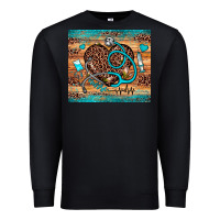 Black nurse leopard heart Premium Sweatshirt - JahusDesignShop