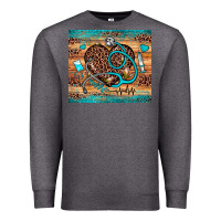 Charcoal Heather nurse leopard heart Premium Sweatshirt - JahusDesignShop