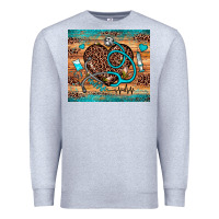 Heather Grey nurse leopard heart Premium Sweatshirt - JahusDesignShop