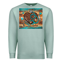 Seafoam nurse leopard heart Premium Sweatshirt - JahusDesignShop