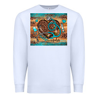 White nurse leopard heart Premium Sweatshirt - JahusDesignShop