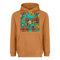 Meerkat bull skull cross seamless pattern Heavyweight Hoodie - HRA Design Shop