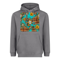 Storm bull skull cross seamless pattern Heavyweight Hoodie - HRA Design Shop