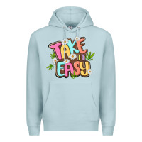 Blue Mist take it easy Premium Hoodie - MaliasSmallBusiness