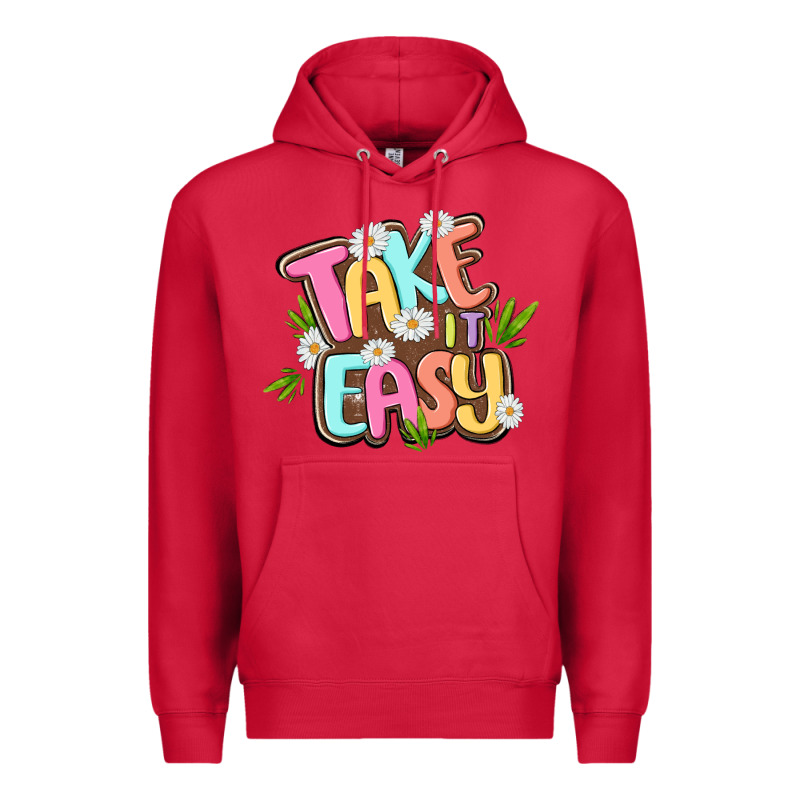 Take It Easy Premium Hoodie by MaliasSmallBusiness | Teevron