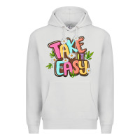 Dove Grey take it easy Premium Hoodie - MaliasSmallBusiness
