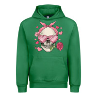 Emerald valentine's day skull Urban Hoodie - MaliasSmallBusiness