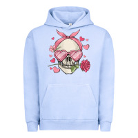 Pigment Grape Ice valentine's day skull Urban Hoodie - MaliasSmallBusiness