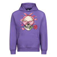 Tulip valentine's day skull Urban Hoodie - MaliasSmallBusiness