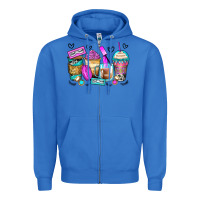 True Royal eyelash coffee cups Zipper Hoodie - Zillion Design Studio