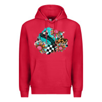 Cardinal race sunflower patches Premium Hoodie - AdoDesignShop
