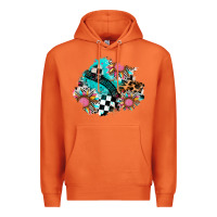 Carrot race sunflower patches Premium Hoodie - AdoDesignShop