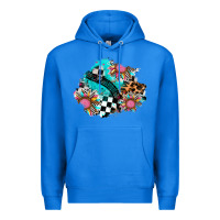 True Royal race sunflower patches Premium Hoodie - AdoDesignShop