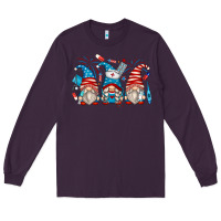 Plum american nurse gnomes Long Sleeve Tee - Zillion Design Studio