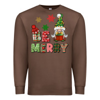 Chestnut be merry Premium Sweatshirt - BundleAndBundleShop