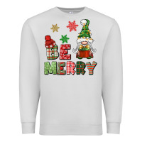 Dove Grey be merry Premium Sweatshirt - BundleAndBundleShop