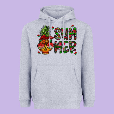 Summer Vibes Heavyweight Hoodie Designed By Cowhidedigitalart