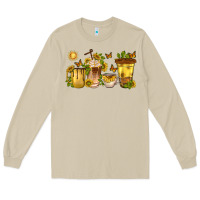 Mushroom sunflower coffee cups Long Sleeve Tee - texasbilliewilder