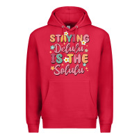 Cardinal staying delulu is the solulu Premium Hoodie - MaliasSmallBusiness