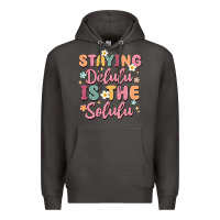 Smoke staying delulu is the solulu Premium Hoodie - MaliasSmallBusiness